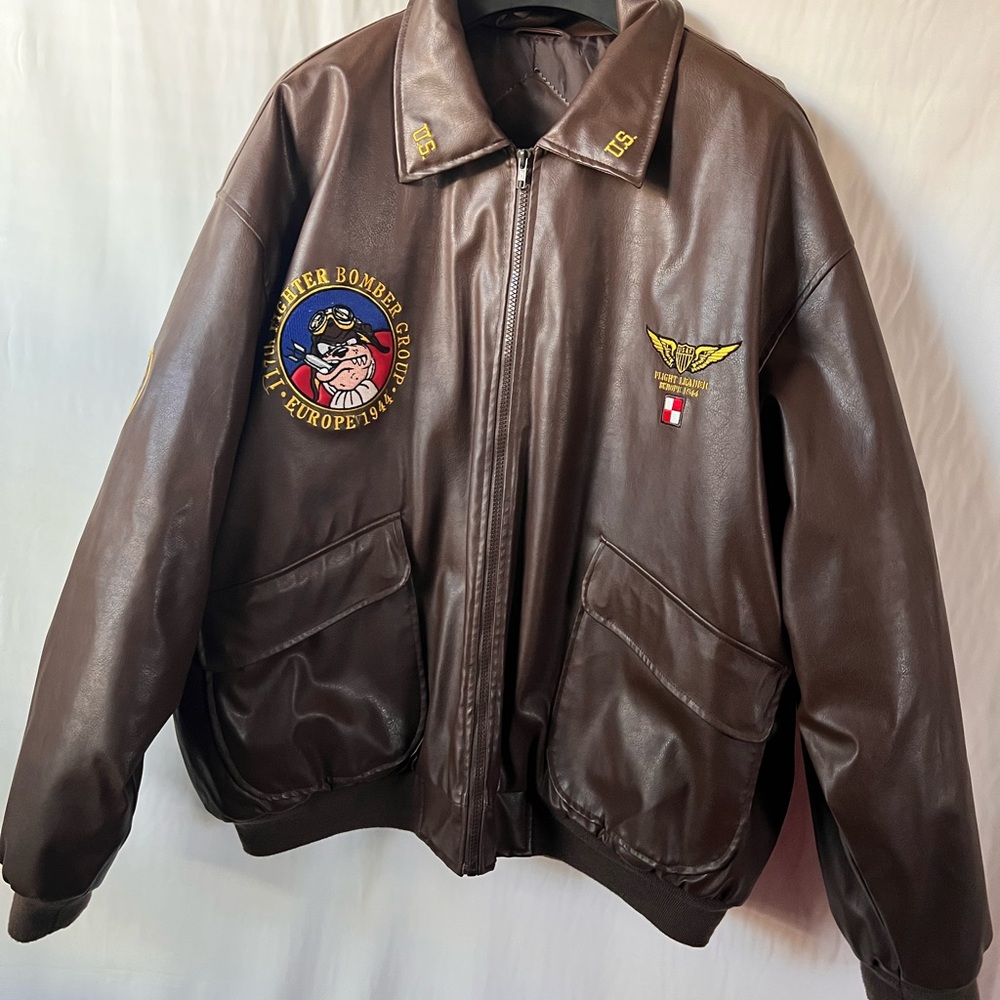 Steve & Barry's Dark Brown Bomber Jacket NWT